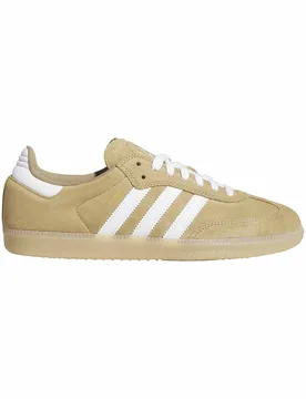 Sneakers en cuir - Samba ADV Cardboard/Footwear White/Gum4 en Cuir - Taille 42 2/3 - Beige - Adidas Originals - FashionsVida