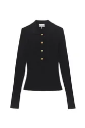 GANNI T-shirt e Polo Black