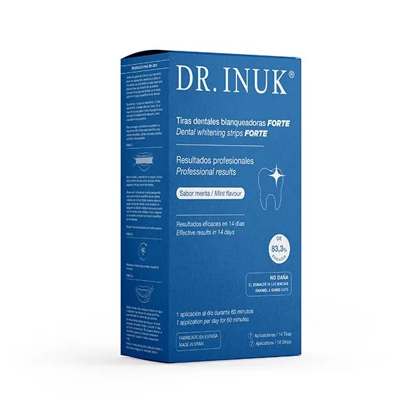 Tiras Dentales Blanqueadoras Forte 7Ud - DR. INUK - FashionsVida