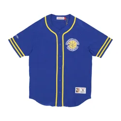 Casacca Bottoni Uomo Nba Fashion Cotton Button Front Vintage Logo Golwar Original Team Colors