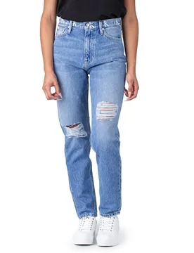 Mom Jeans Denim Medium 27 Damen - Calvin Klein - FashionsVida