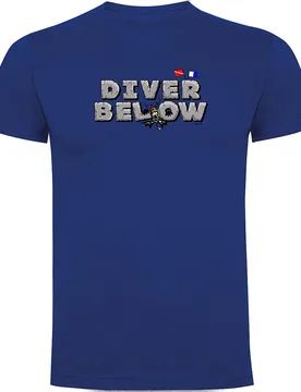 Maglietta A Maniche Corte Diver Below - Kruskis - FashionsVida