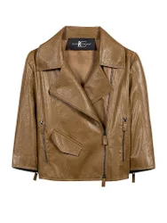 Luisa Cerano Lederjacke vert 38