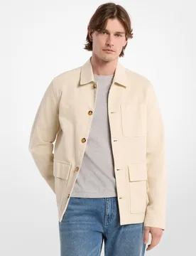 Chaqueta de hombre de entretiempo con botones - Michael Kors - FashionsVida