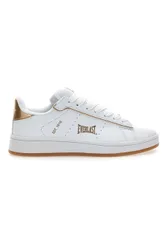 Sneakers bianche con dettagli oro EV-087P 36
