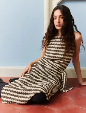 Vestido cortado del lurex - Southern Cotton - FashionsVida