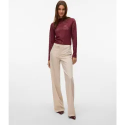 Pantalón de vestir de mujer con pinzas