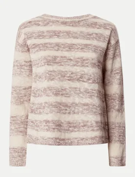 Strickpullover ALINA Gestreift Rosa S - Pepe jeans - FashionsVida