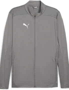 Mens Performance Moisture Wicking Training Jacket In Cast Iron/silv - Grey - Size X-Large - Puma - FashionsVida
