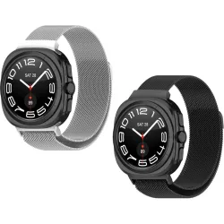 Pack de 2 unidades de Correa Milanesa y para Samsung Galaxy Watch Ultra 47mm