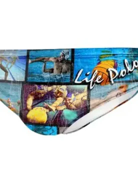 Player Waterpolo Italia Swimming Brief Royal S Men - TURBO - FashionsVida