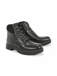 RV-Schnür Bootie Lammfell - Schwarz - male - Size: 42