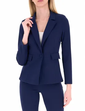 Blazer monopetto BLU SCURO XS - Rinascimento - FashionsVida