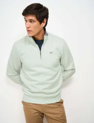 Classic Half-Zip Sweatshirt Mid Blue male