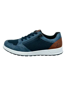Scarpe Stringate Blu con Tomaia in Pelle 331AFB056900 43 - Bugatti - FashionsVida