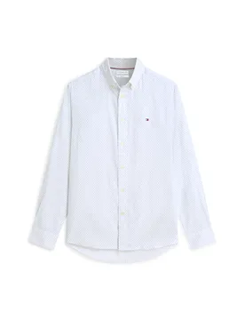 FLEX POPLIN MINI PRINT SHIRT male - L - FashionsVida