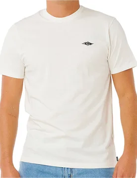 M-streamline embroid tee camiseta manga corta hombre Blanco (XXL) - Rip curl - FashionsVida