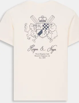 Harper & Neyer - Camiseta de manga corta de hombre con dibujo frontal - Harper & Neyer - FashionsVida