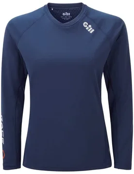 Rash Guard Manches Longues Race Dark Blue 34 - Gill - FashionsVida