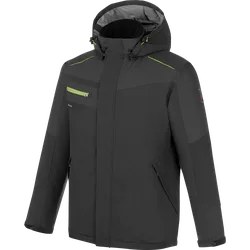 Softshell matelassée de travail Stretch Evolution Anthracite/Lime Gris foncé XXL