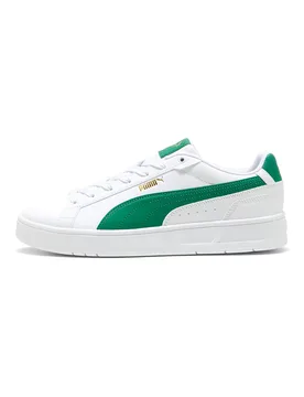 Sneakers bianche con dettagli verdi Court Classico 46 - Puma - FashionsVida