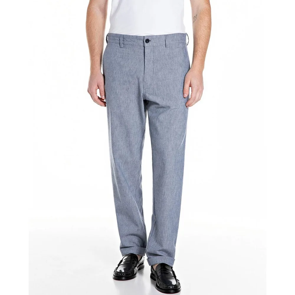 Pantalón de hombre de vestir de corte regular - Replay - FashionsVida