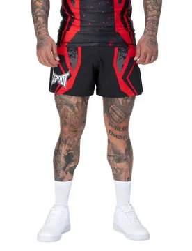 Short De Kick-boxing Et Muay Thai Willocs Black / Red / White S - TapouT - FashionsVida