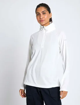 Glacial™ IV Funnel Neck Half Zip Fleece Soft White female - Columbia - FashionsVida