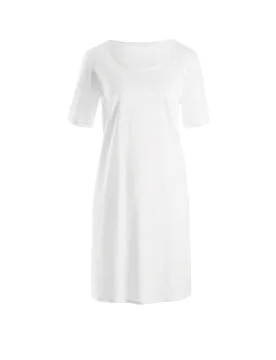 Sleepshirt - Camicia da notte Cotton Deluxe bianco L - HANRO - FashionsVida