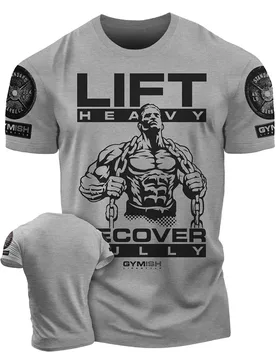 D Printed Recover Fully Workout T-Shirt Funny Gym T-Shirt High Quality Cotton Men's Short Sleeves Muscle Man Tough Guy T-Shirt - Aliexpress - FashionsVida