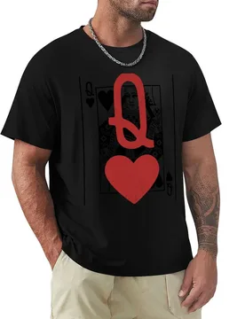 Queen of Hearts: Bold Red Heart Overlay T-Shirt Lightweight Print T-Shirt - Aliexpress - FashionsVida
