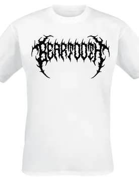 T-Shirt - Metal Logo - S bis XXL - für Männer - Größe S - weiß - Lizenziertes Merchandise! - Männer - male - Beartooth - FashionsVida