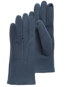Gants tactiles Bleu tissu doux bleu Tailleunique - Isotoner - FashionsVida