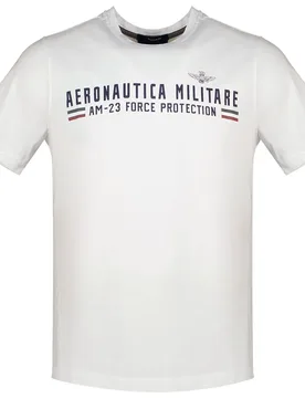 Maglietta A Maniche Corte 261ts192uj00538 Off White M - Aeronautica Militare - FashionsVida