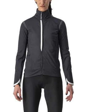 Giacca Alpha Ultimate Insulated Light Black / White - Castelli - FashionsVida
