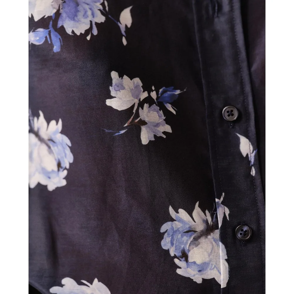 Camisa de mujer de manga larga con flores - Gant - FashionsVida