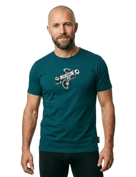 Maglietta A Maniche Corte Derailleur 8 Ocean - The Vandal - FashionsVida
