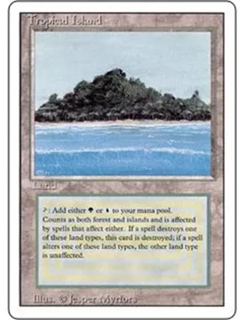Tropical Island Revised (3rd Edition) - Magic: The Gathering - FashionsVida