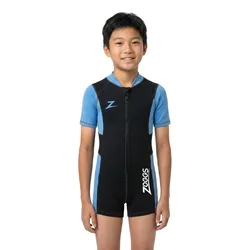Light 1.5 Mm Short Sleeve Shorty Light Blue 12 Years Boys