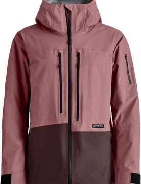 Wasserdichte und winddichte Skijacke Ravine Free 3L Jacket W Dusk Rose für Damen Größe S Rosa - Ortovox - FashionsVida