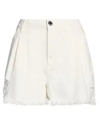 Shorts vaqueros Mujer Marfil 42 Mujer