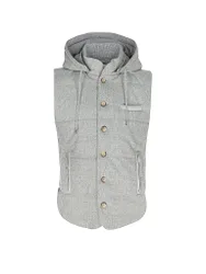 Gilet hellgrau 52 Herren