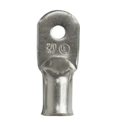 Awg3/0 3/8´´ Tinned Terminal 9.5 Mm 10 Units Silver One Size unisex