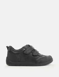 Kids' Leather School Shoes (6 1/2 Small - 10 1/2 Small) Black male