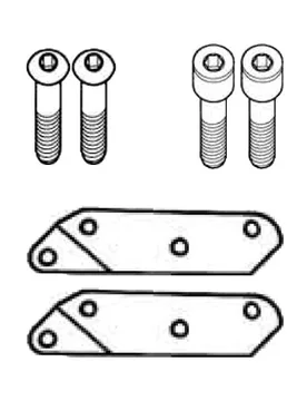 Kit di attacchi per 214DT D214KIT Per HONDA Silver Wing taglia un - GIVI - FashionsVida