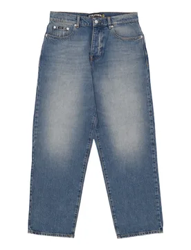 Jeans Uomo Baggy Denim Pants Medium Blue - IUTER - FashionsVida