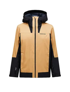 Chaqueta de esquí para hombre Rider Tech Insulated marrón claro S - Peak Performance - FashionsVida