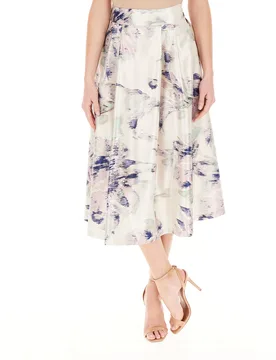Gonna svasata AVORIO L - Rinascimento - FashionsVida
