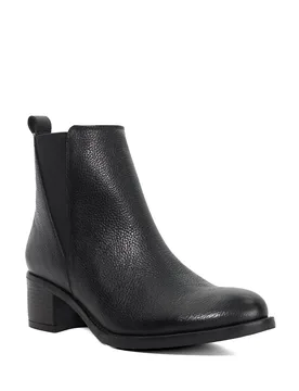 Womens Ladies Prides - Leather Ankle Boots - Black - Size Uk 3 - Dune london - FashionsVida