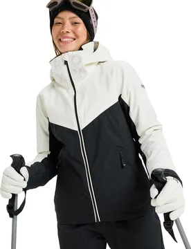 Veste de ski softshell - Free Jet Block Jacket True Black - Taille M - Noir - Roxy - FashionsVida